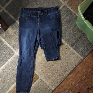 Royalty For Me Dark Blue Skinny Jeans
